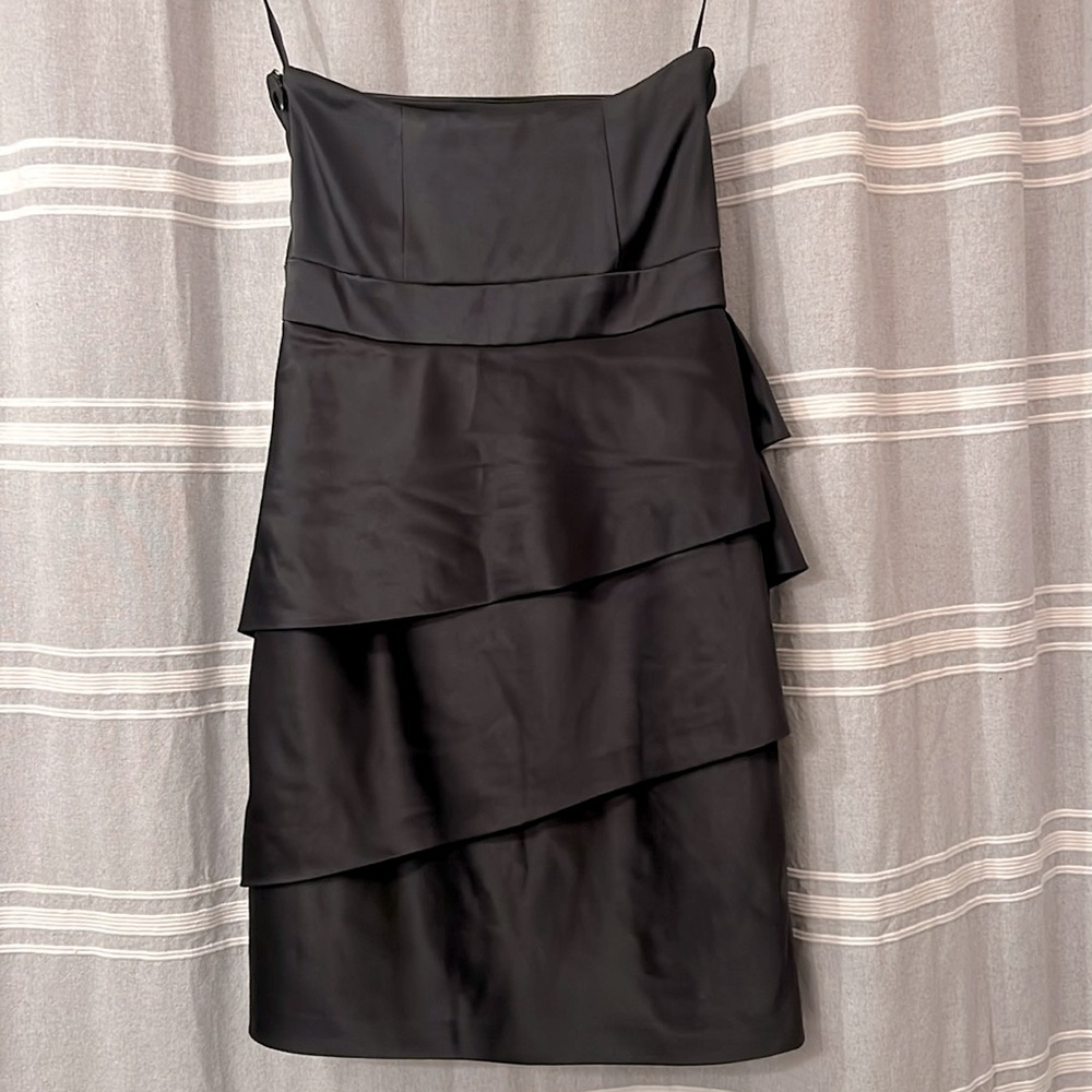 Vintage White House Black Market | Black Cocktail Dress | Size 6 - Picture 4 of 5